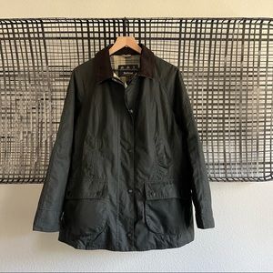 *Basically New* Barbour Classic Olive Beadnell Wax Jacket